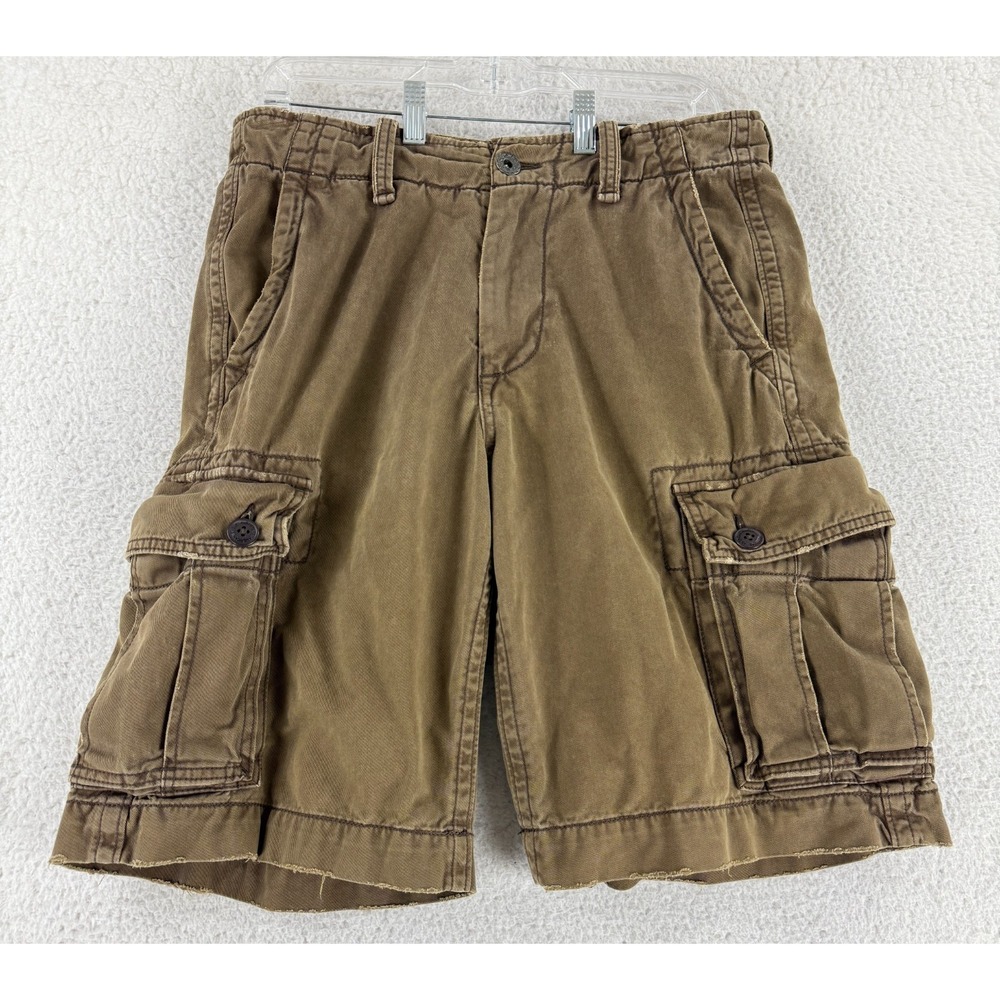 American Eagle Outfitters Cargo Shorts Mens Size 33‎ Baggy Heavyweight Casual